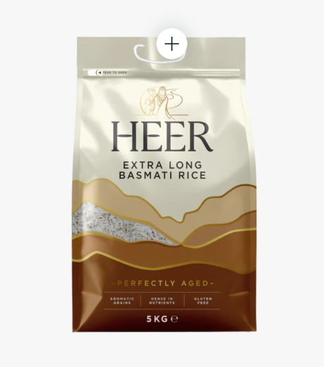 Heer Superior Basmati Rice Extra Long - 5 kg