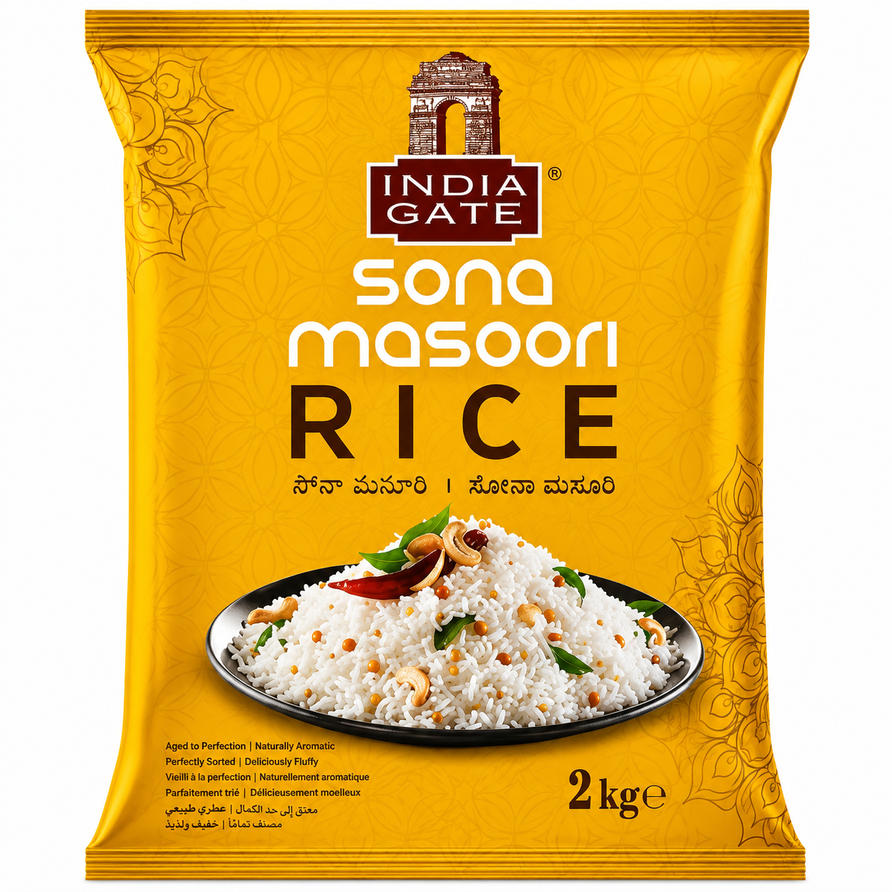 India Gate Sona Masoori Rice (5kg)