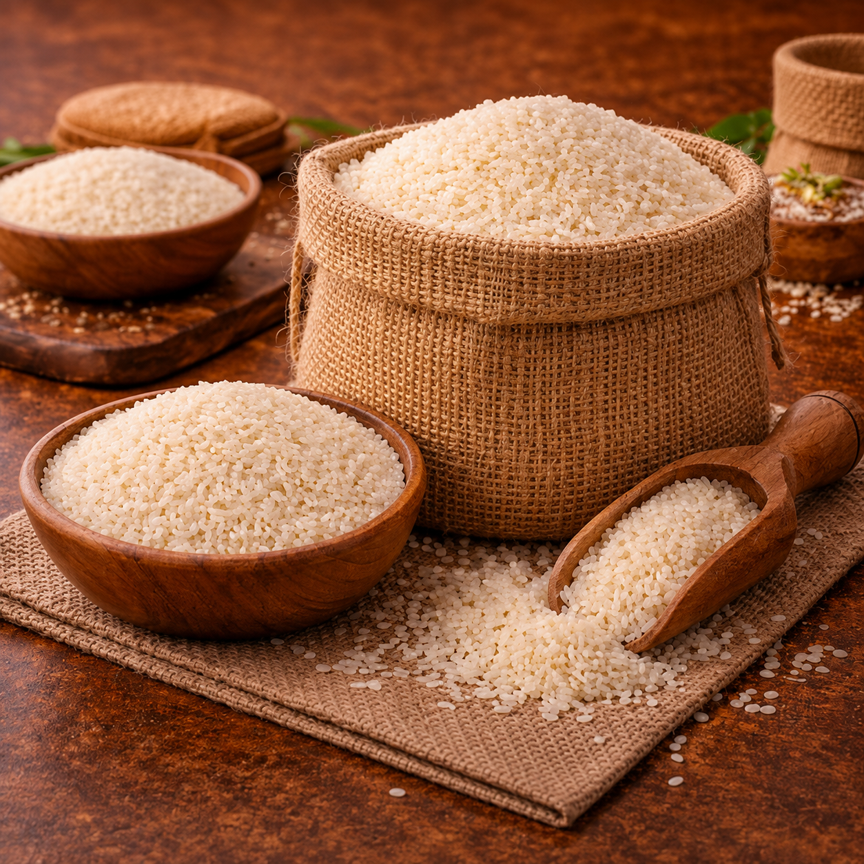 Ponni Boiled Rice (Granel/Loose) 1kg