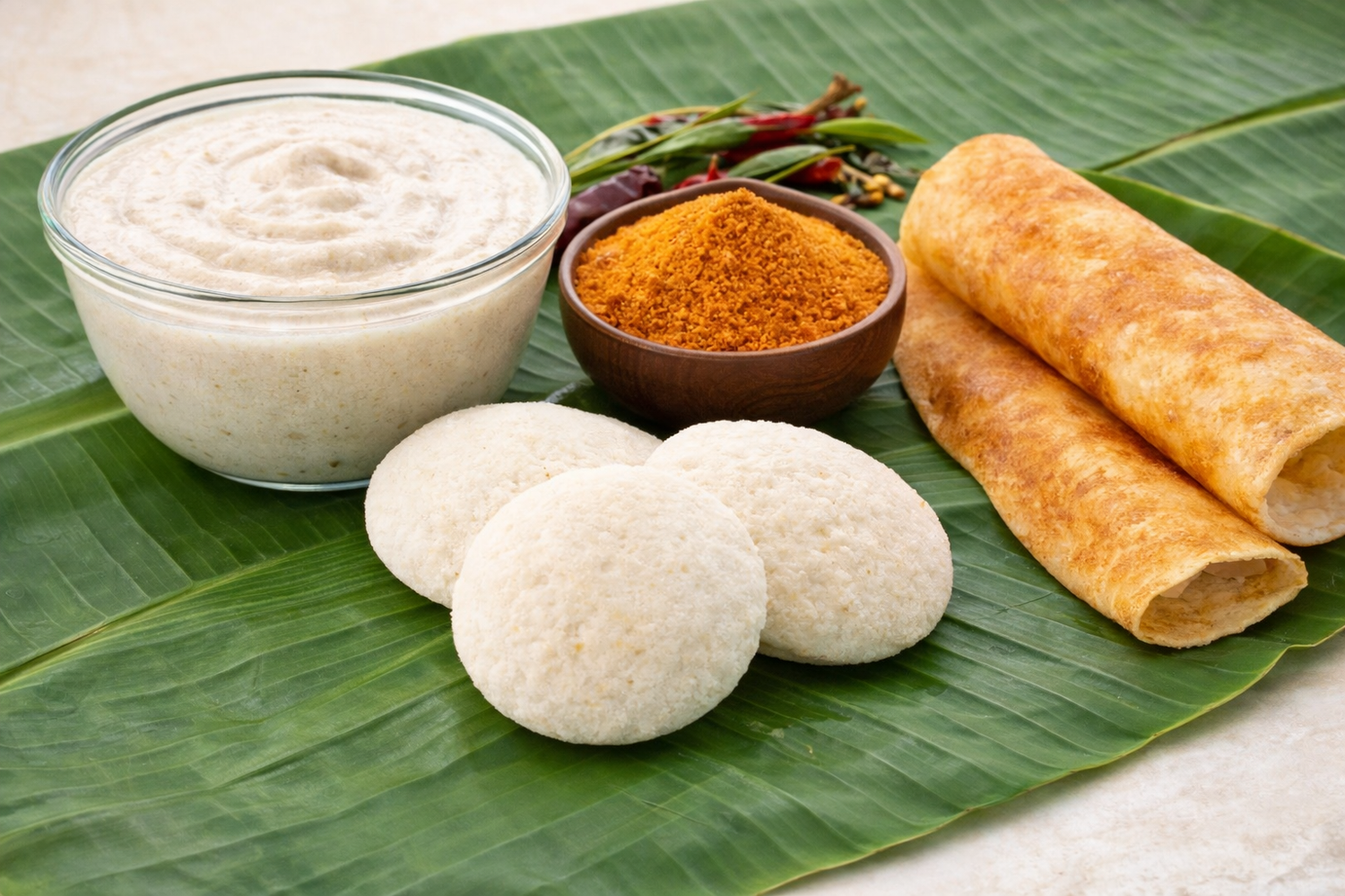 Idli Batter & Podi
