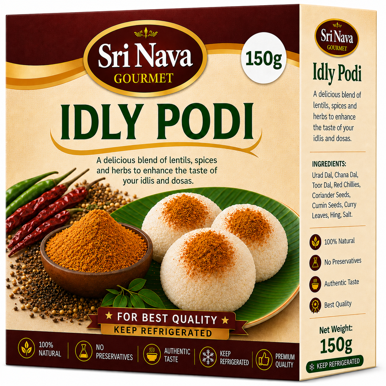 Sri Nava Idli Podi - 150g