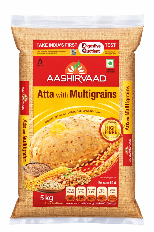 Aashirvaad Multigrain Atta (Export Pack) - 5kg