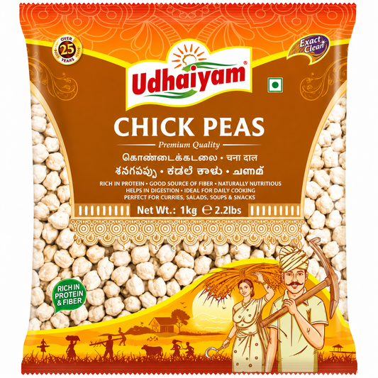 Udhaiyam White Chickpeas (1kg)
