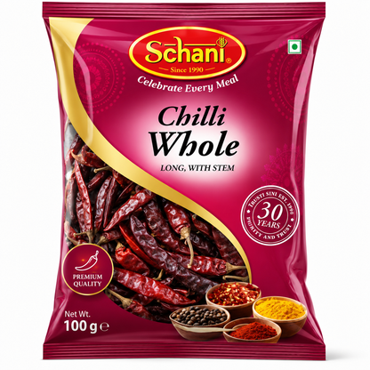 Schani Kasmiri Chilli Whole - 300g