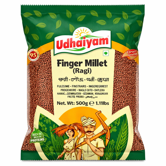 Udhaiyam Ragi Whole (Finger) Millet  (500g)