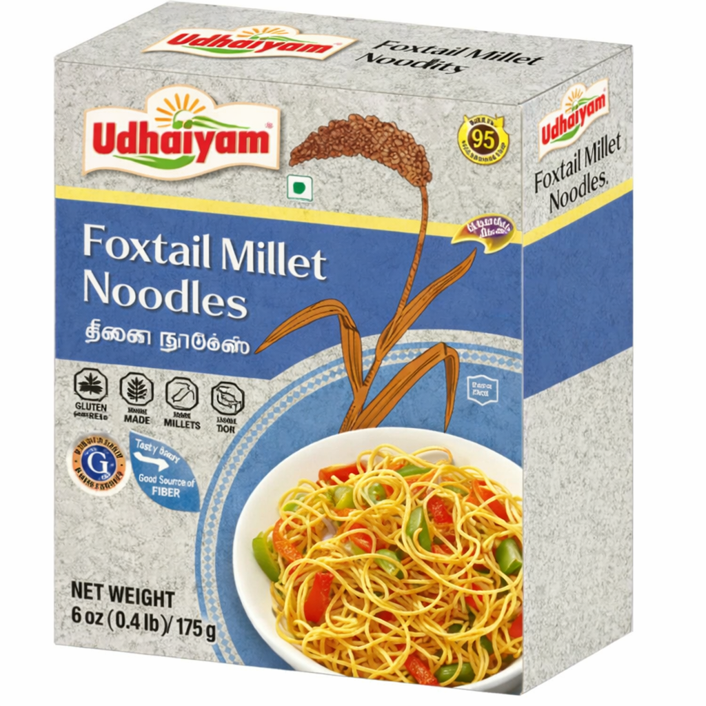 Udhaiyam Foxtail Millet Noodles (Thinai) 175g