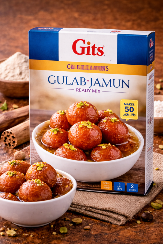 GITS Gulab Jamun Mix - 200g (+Free Rabri Mix 100g)