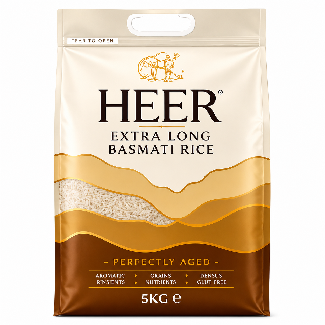 Heer Superior Basmati Rice Extra Long - 5 kg