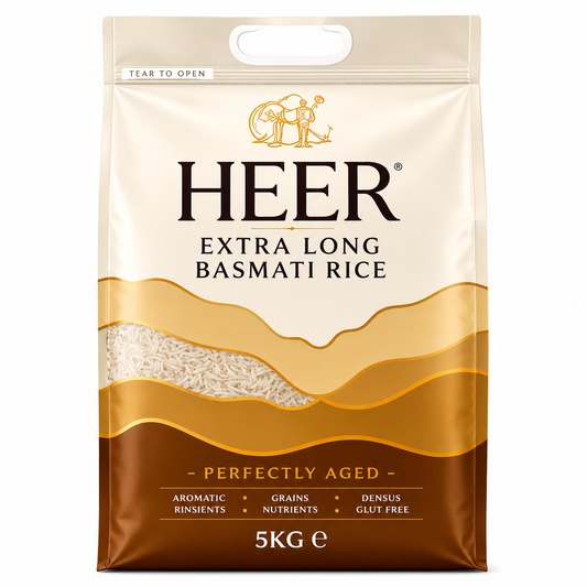 Heer Superior Basmati Rice Extra Long - 5 kg