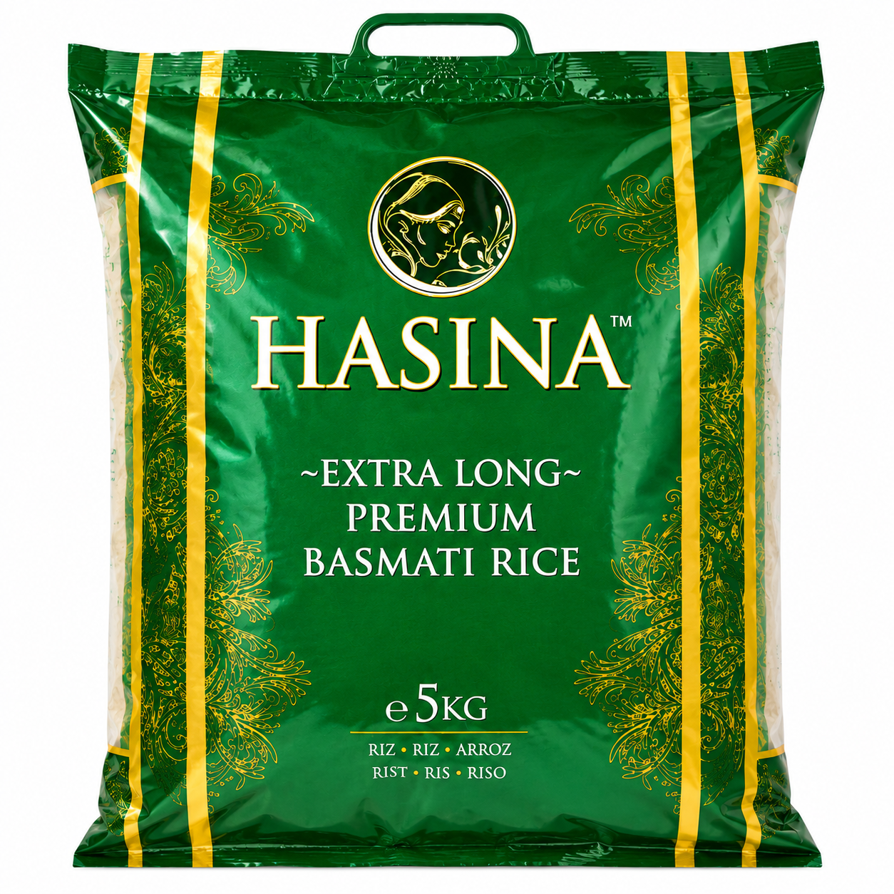 Hasina Premium Extra Long Basmati Rice - 5 kg