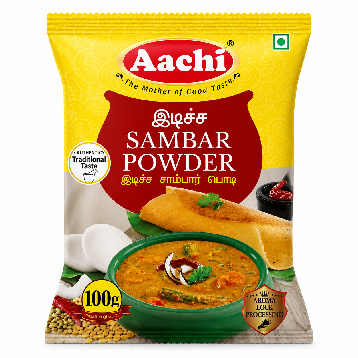 AACHI Idicha Sambar Powder (100g)