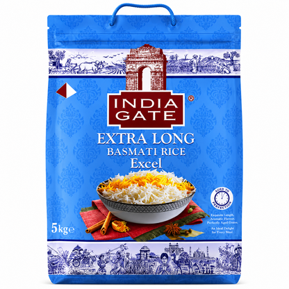 INDIA GATE Extra Long Basmati Rice Excel (5kg)
