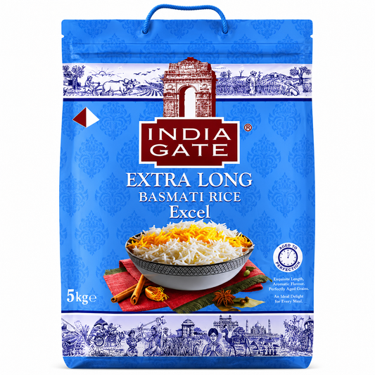 INDIA GATE Extra Long Basmati Rice Excel (5kg)