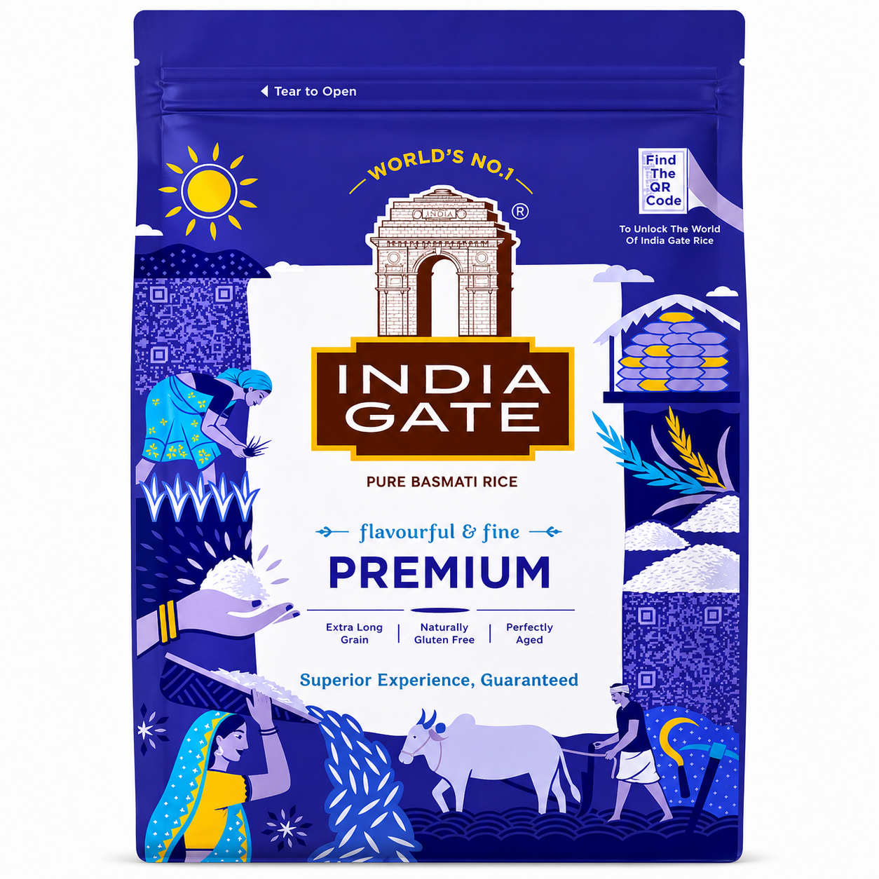INDIA GATE Premium Basmati Rice (5kg)