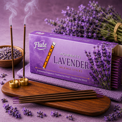 Agarbatti Flute Lavender