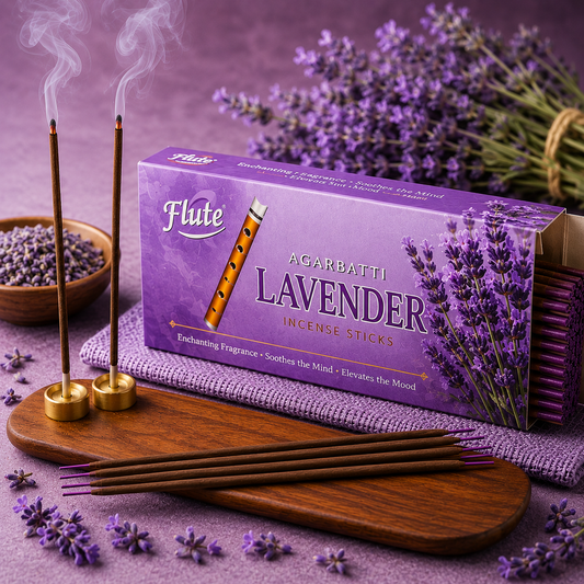 Agarbatti Flute Lavender