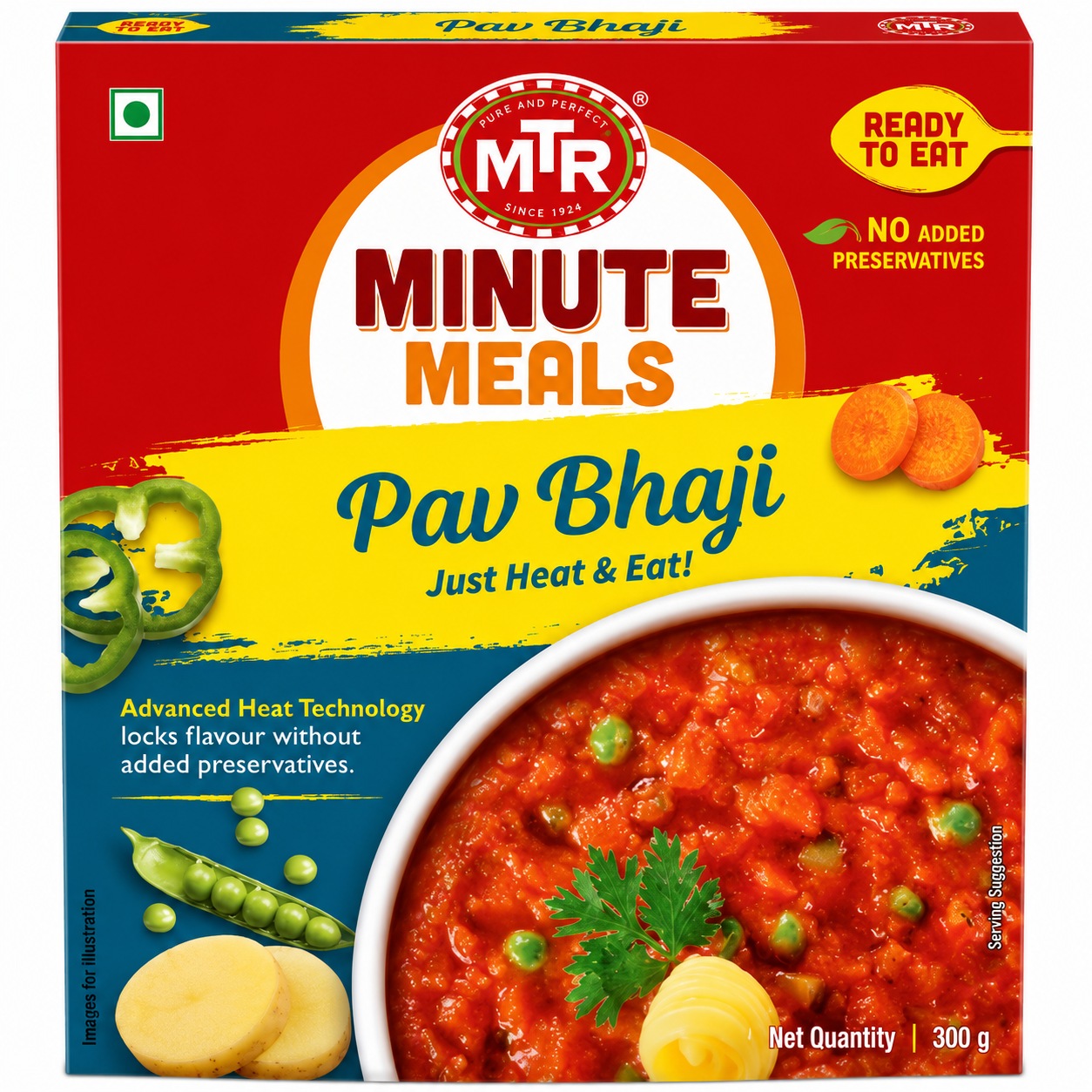 MTR RTE Pav Bhaji (300g)