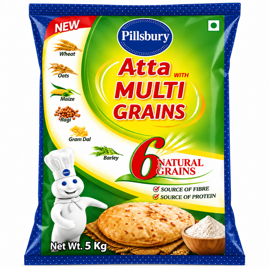 PILLSBURY Multigrain Atta (Export Pack) - 5kg