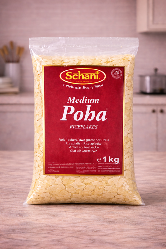Poha Rice Flakes Medium - 1 kg