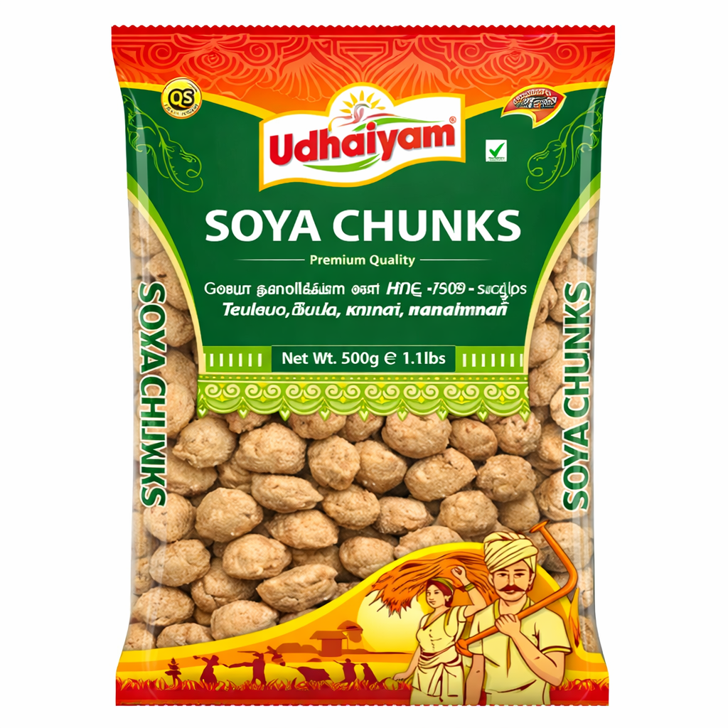 Udhaiyam Soya Chunks (500g)