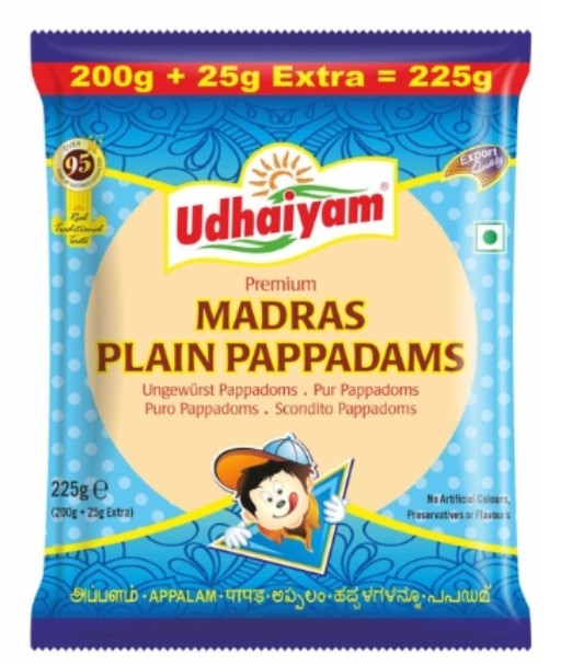 UDHAIYAM Appalam (100g)