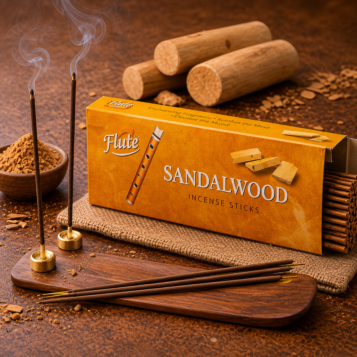 Agarbatti Flute Sandalwood