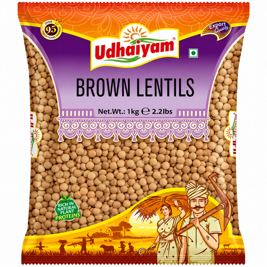 Udhaiyam Brown Lentils (1kg)