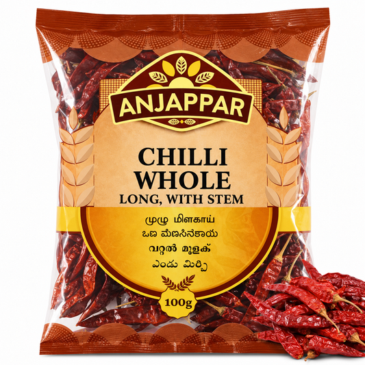 Anjappar Whole Dry Chili 100g