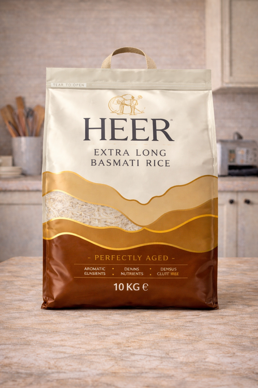 Heer Superior Basmati Rice Extra Long - 10 kg
