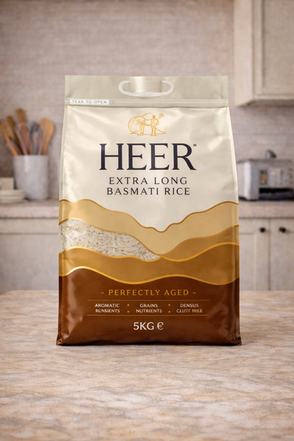 Heer Superior Basmati Rice Extra Long - 5 kg