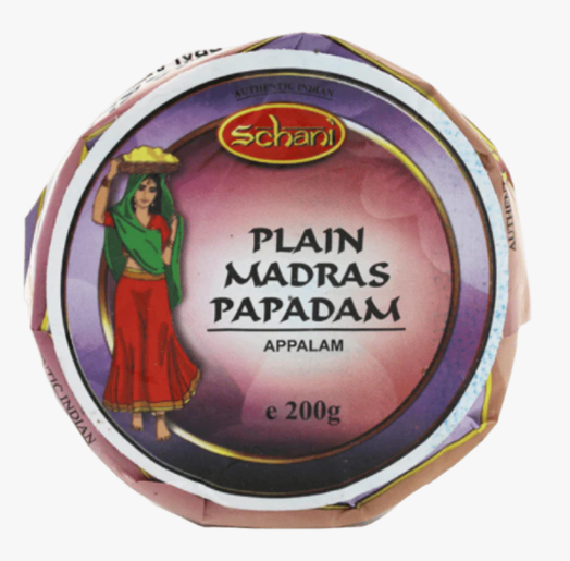 Schani Plain Madras Papadam (Appalam) 200g