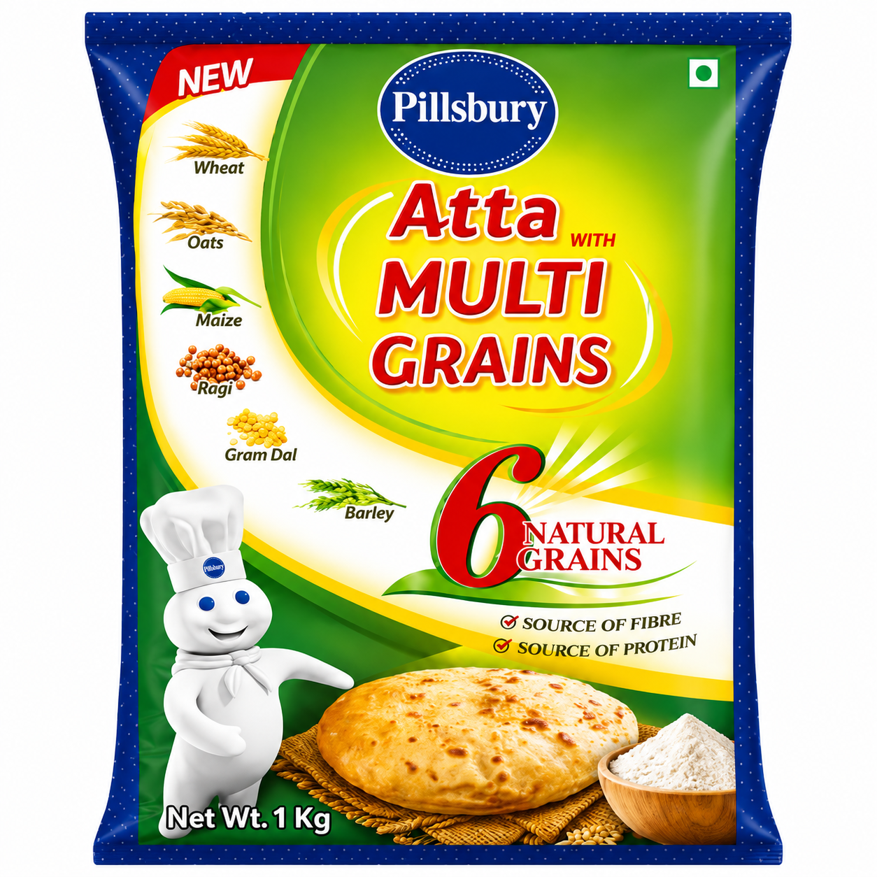 PILLSBURY Multigrain Flour (5kg)