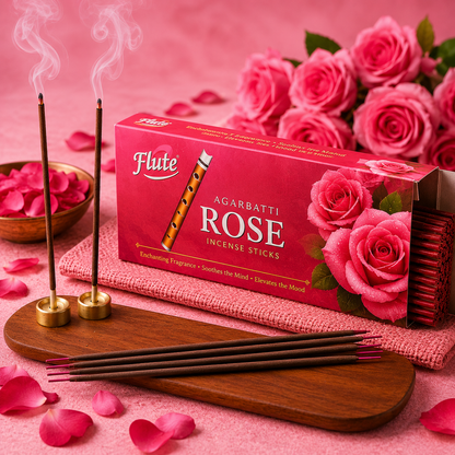 Agarbatti Flute Rose