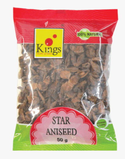 Kings Star Anise Seeds (Chakra Phool) - 50g